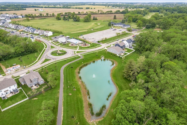417 Oakland Hills Loop, Commercial Point, OH 43116 - view of property location with a nearby body of water and nearby suburban area