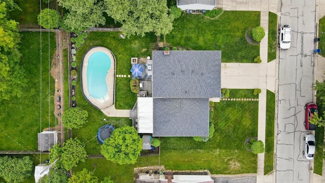 723 W Winmar Pl, Westerville, OH 43081 - drone / aerial view of a pool