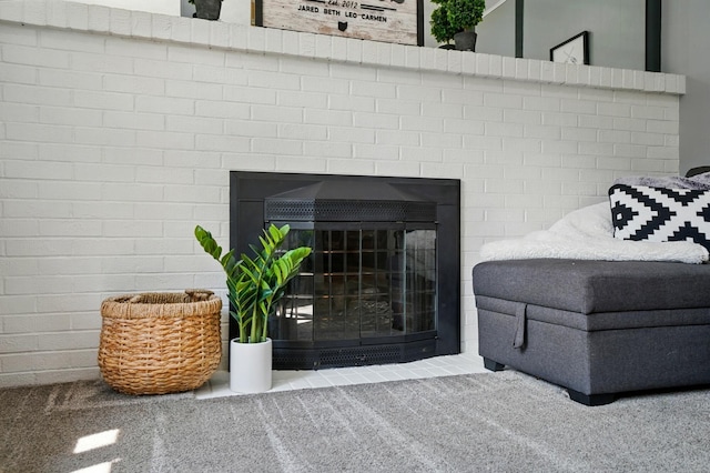 723 W Winmar Pl, Westerville, OH 43081 - detailed view of carpet floors and a fireplace