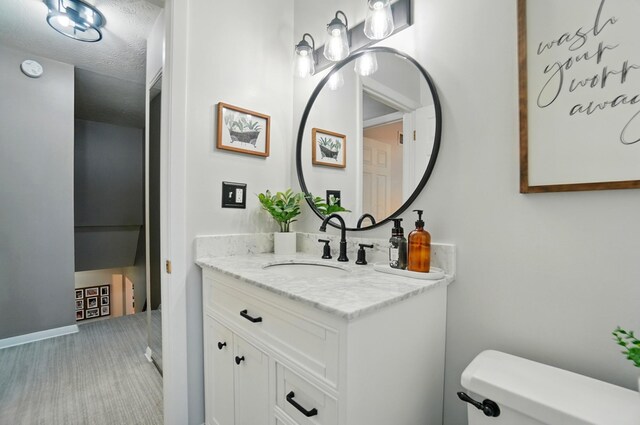 723 W Winmar Pl, Westerville, OH 43081 - half bathroom with vanity and toilet