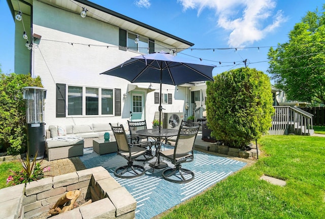 723 W Winmar Pl, Westerville, OH 43081 - view of patio / terrace featuring outdoor lounge area and outdoor dining area