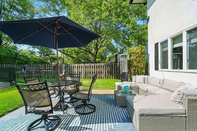 723 W Winmar Pl, Westerville, OH 43081 - view of patio featuring outdoor dining space and an outdoor living space