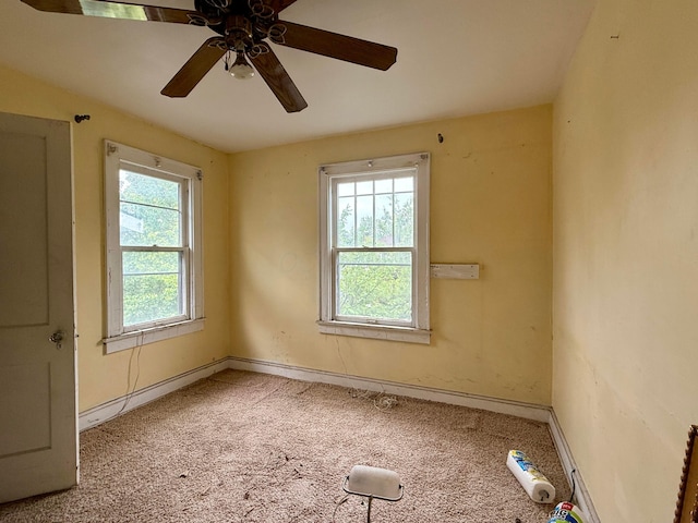 693 Thurman Ave, Columbus, OH 43206 - carpeted spare room with a ceiling fan and baseboards