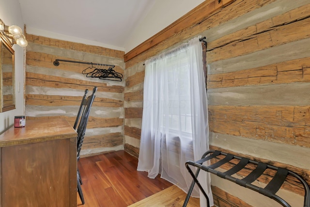 23587 Woltz Rd, Rockbridge, OH 43149 - detailed view of wood finished floors and wood walls