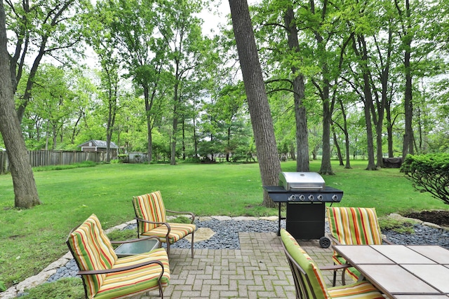 6653 Merwin Rd, Columbus, OH 43235 - view of patio with grilling area