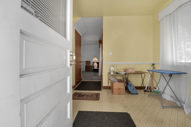 1920 S Champion Ave, Columbus, OH 43207 - corridor with tile patterned floors and baseboards
