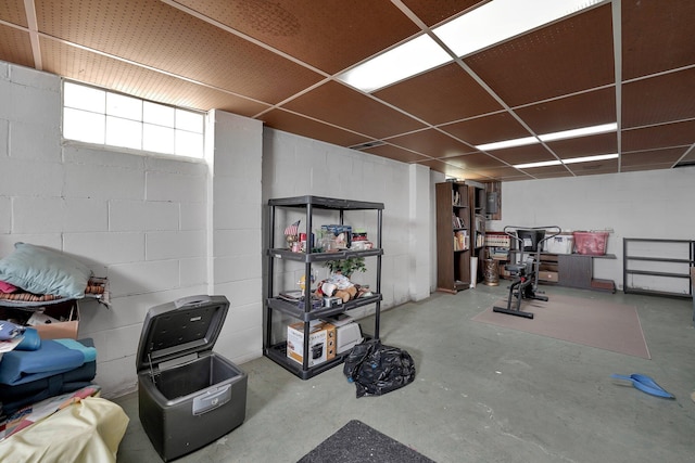 1920 S Champion Ave, Columbus, OH 43207 - basement featuring concrete block wall