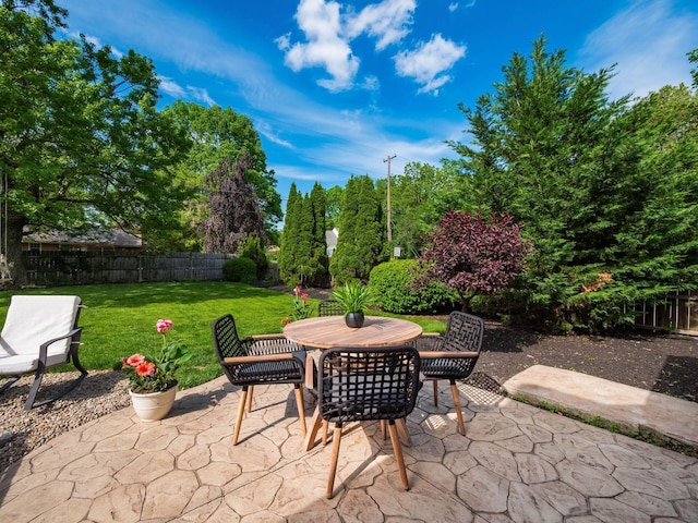 2356 Swansea Rd, Columbus, OH 43221 - view of patio with outdoor dining space