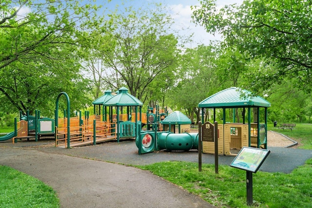 2356 Swansea Rd, Columbus, OH 43221 - community jungle gym with oil tank and view of scattered trees