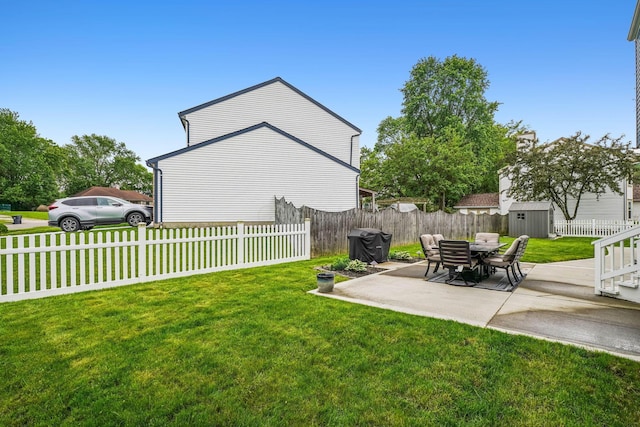 1536 Mulligan Ct, Reynoldsburg, OH 43068 - view of yard featuring a patio
