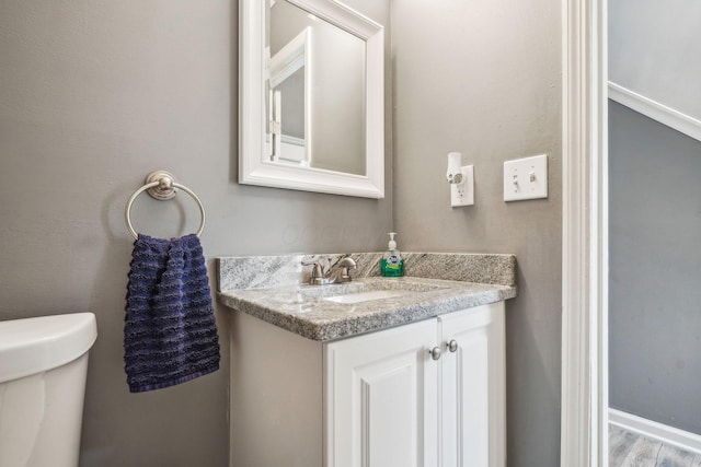 1536 Mulligan Ct, Reynoldsburg, OH 43068 - half bathroom with toilet and vanity