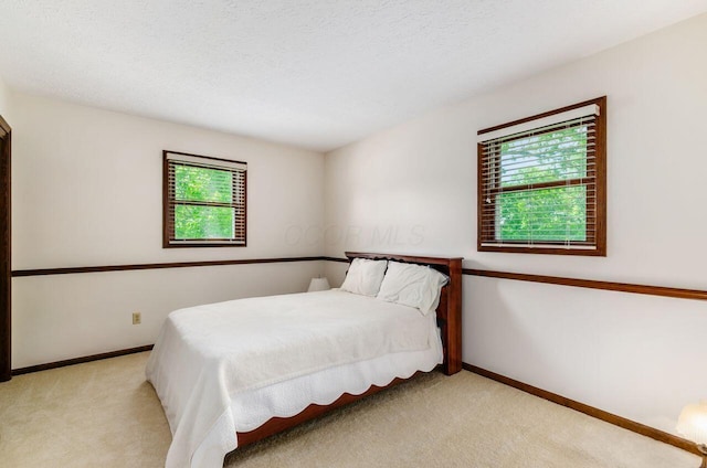 665 Northbridge Ct, Westerville, OH 43081 - bedroom with light colored carpet, baseboards, and a textured ceiling