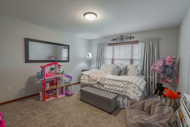 8738 Birch Brook Loop NW, Pickerington, OH 43147 - carpeted bedroom with a textured ceiling and baseboards