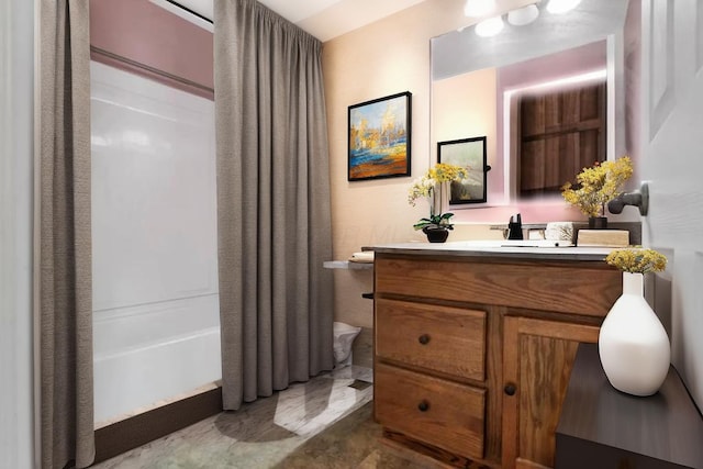 7429 Willow Leaf Dr, Canal Winchester, OH 43110 - full bathroom featuring vanity and shower / tub combo