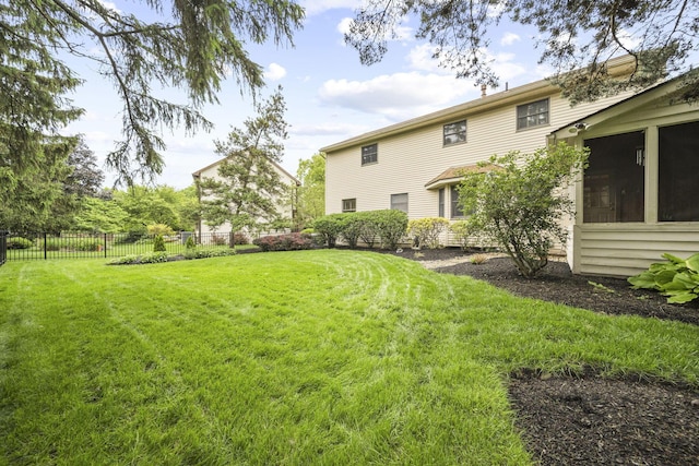 1009 Tall Tree Ct, Westerville, OH 43081 - view of yard with a sunroom