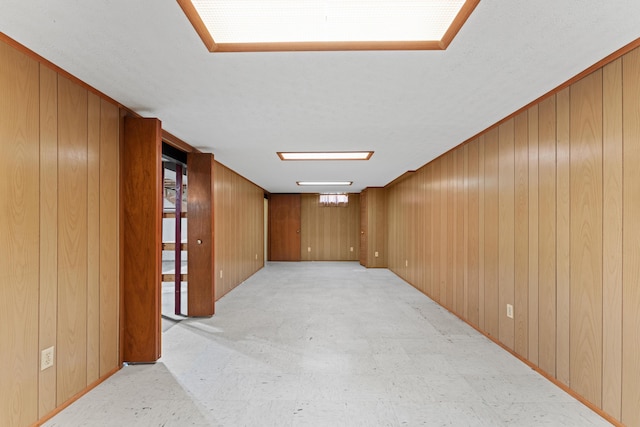 4818 Manitoba Rd, Columbus, OH 43229 - below grade area featuring wood walls