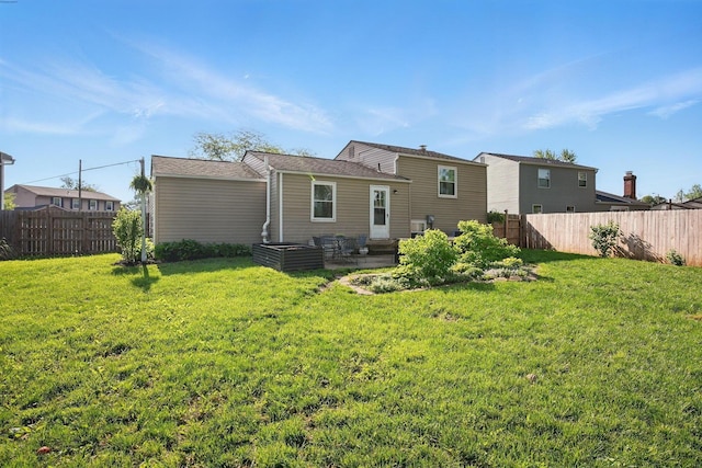 651 Dovalon Pl, Galloway, OH 43119 - rear view of house with a patio area