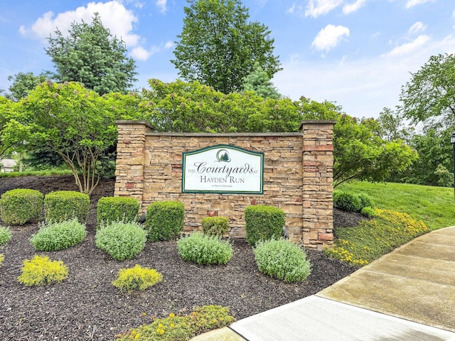 5568 Lexington Dr, Hilliard, OH 43026 - view of community sign