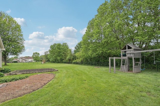 8628 N Spring Ct, Pickerington, OH 43147 - view of yard with a playground