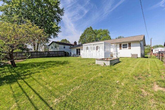 3350 Cameron St, Grove City, OH 43123 - rear view of property with central AC