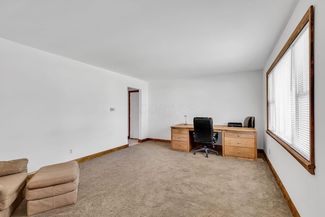 3350 Cameron St, Grove City, OH 43123 - home office featuring light colored carpet and baseboards