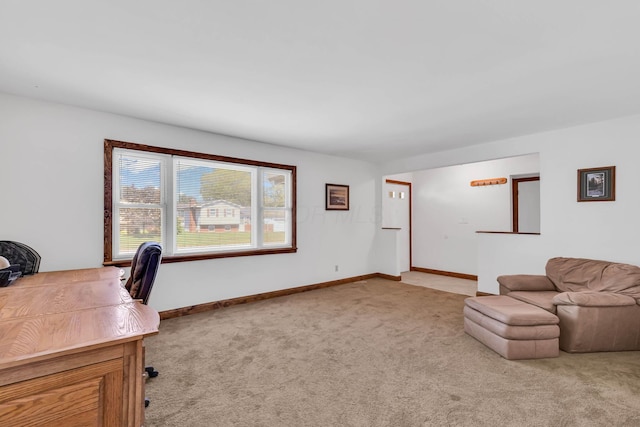 3350 Cameron St, Grove City, OH 43123 - home office with light colored carpet and baseboards