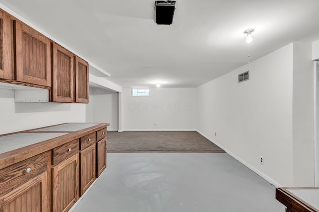 3350 Cameron St, Grove City, OH 43123 - below grade area featuring baseboards and carpet flooring