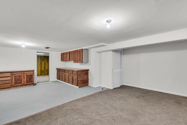3350 Cameron St, Grove City, OH 43123 - finished below grade area featuring baseboards and carpet floors