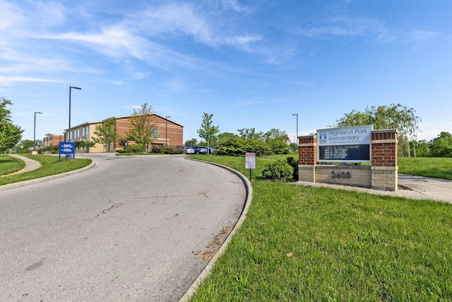 3350 Cameron St, Grove City, OH 43123 - view of asphalt street with street lights and curbs