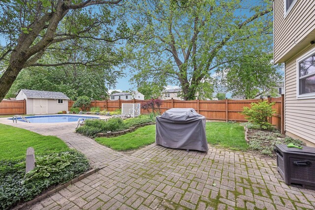 8177 Maugham Dr, Reynoldsburg, OH 43068 - view of patio featuring a grill