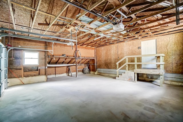 12323 Ringer Ln, Leesburg, OH 45135 - below grade area with a garage