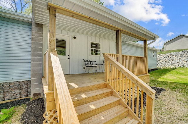 12323 Ringer Ln, Leesburg, OH 45135 - wooden deck featuring stairway