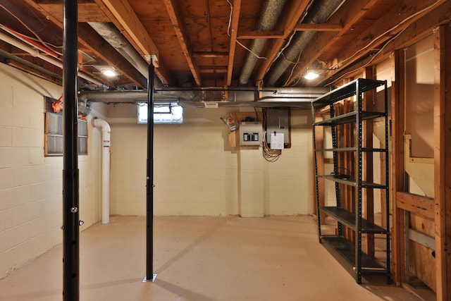 6219 Ambleside Dr, Columbus, OH 43229 - basement featuring electric panel