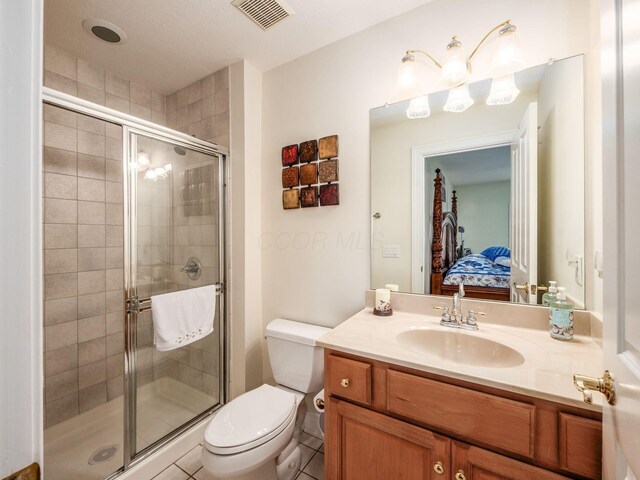 8171 Campden Lakes Blvd, Dublin, OH 43016 - bathroom featuring ensuite bathroom, vanity, toilet, and a shower stall