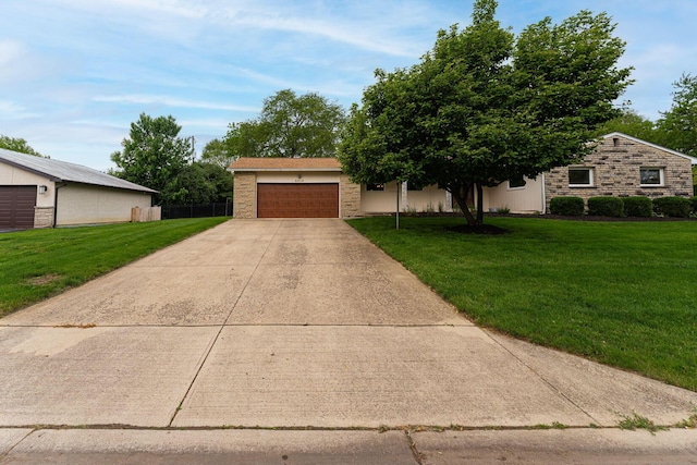 4015 Mountview Rd, Upper Arlington, OH 43220 - view of front of house featuring a front lawn, driveway, and a garage