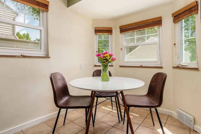 2008 N Edgemont Rd, Upper Arlington, OH 43212 - dining space with baseboards and light tile patterned floors