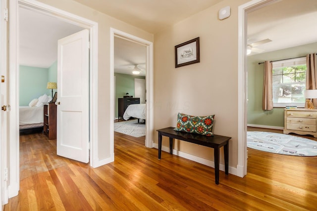 2008 N Edgemont Rd, Upper Arlington, OH 43212 - hallway with light wood finished floors and baseboards