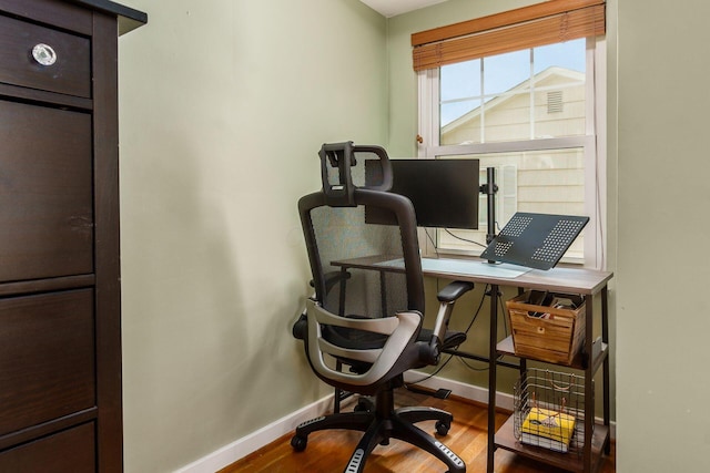 2008 N Edgemont Rd, Upper Arlington, OH 43212 - office with baseboards and wood finished floors