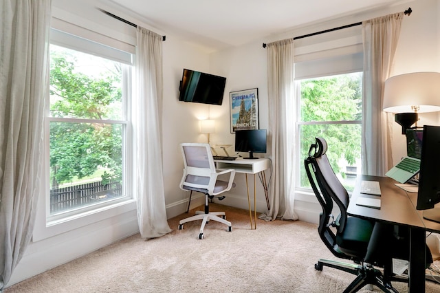 432 E Kossuth St, Columbus, OH 43206 - carpeted office space with healthy amount of natural light