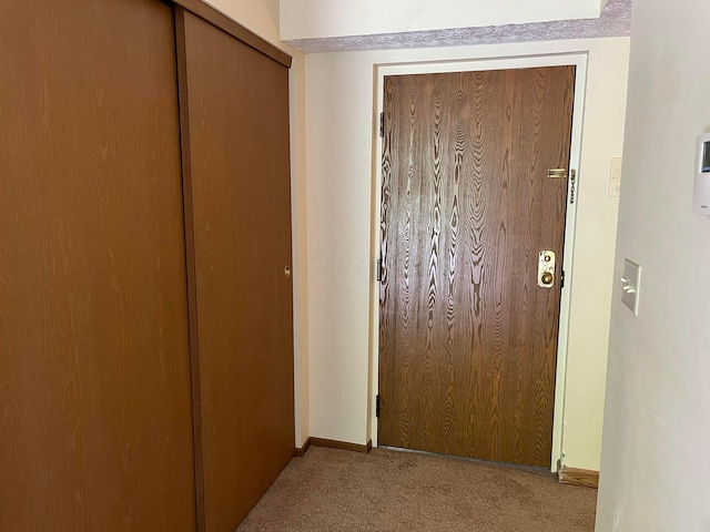 3965 Karl Rd Unit 200, Columbus, OH 43224 - hall featuring carpet and baseboards