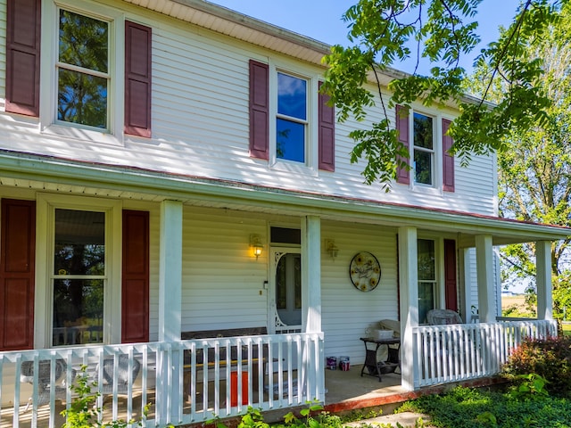 4842 State Route 734, Jeffersonville, OH 43128 - view of front of home featuring covered porch