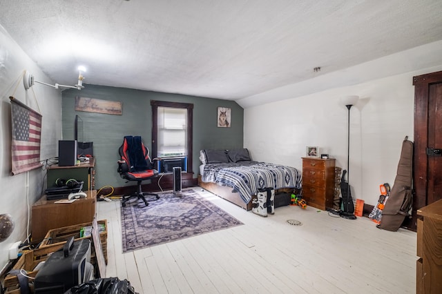 4842 State Route 734, Jeffersonville, OH 43128 - bedroom with hardwood / wood-style flooring and vaulted ceiling