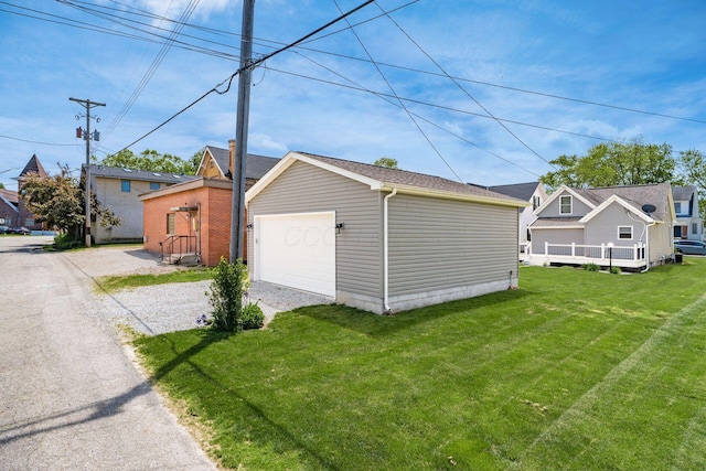 71 Market St, Carroll, OH 43112 - garage with driveway