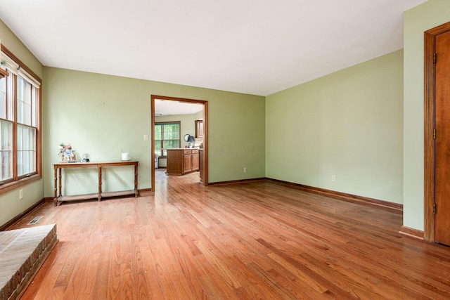 248 Academy Woods Dr, Columbus, OH 43230 - empty room featuring light wood-style floors and baseboards