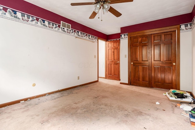 248 Academy Woods Dr, Columbus, OH 43230 - unfurnished bedroom with carpet floors, baseboards, and ceiling fan
