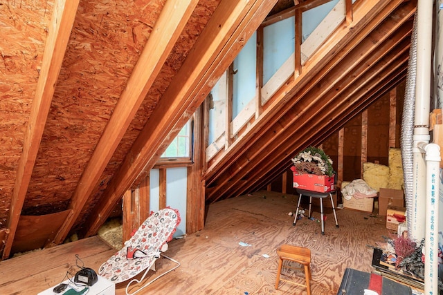 248 Academy Woods Dr, Columbus, OH 43230 - view of unfinished attic