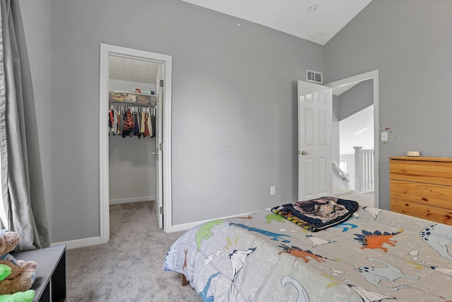9556 Ireland Ct, Powell, OH 43065 - carpeted bedroom featuring a spacious closet, baseboards, and a closet