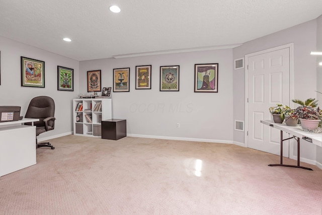 9556 Ireland Ct, Powell, OH 43065 - office space featuring carpet floors, recessed lighting, and baseboards