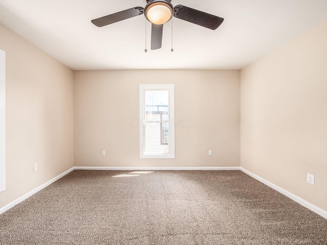 179 Boyleston Ave, Newark, OH 43055 - empty room featuring carpet floors and a ceiling fan