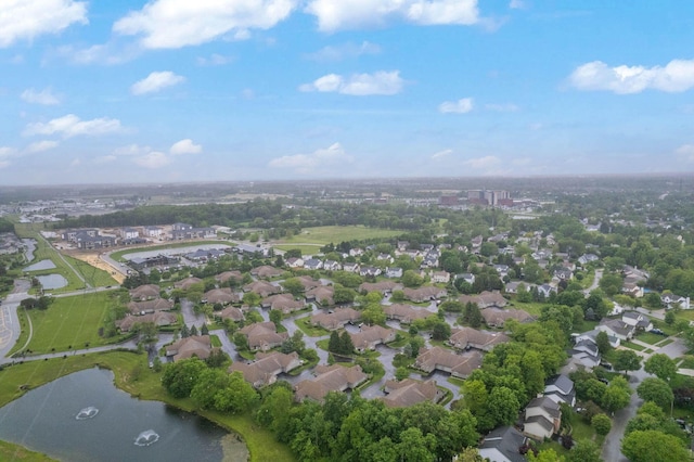 2348 Willowside Ln, Grove City, OH 43123 - aerial overview of property's location with a large body of water and nearby suburban area